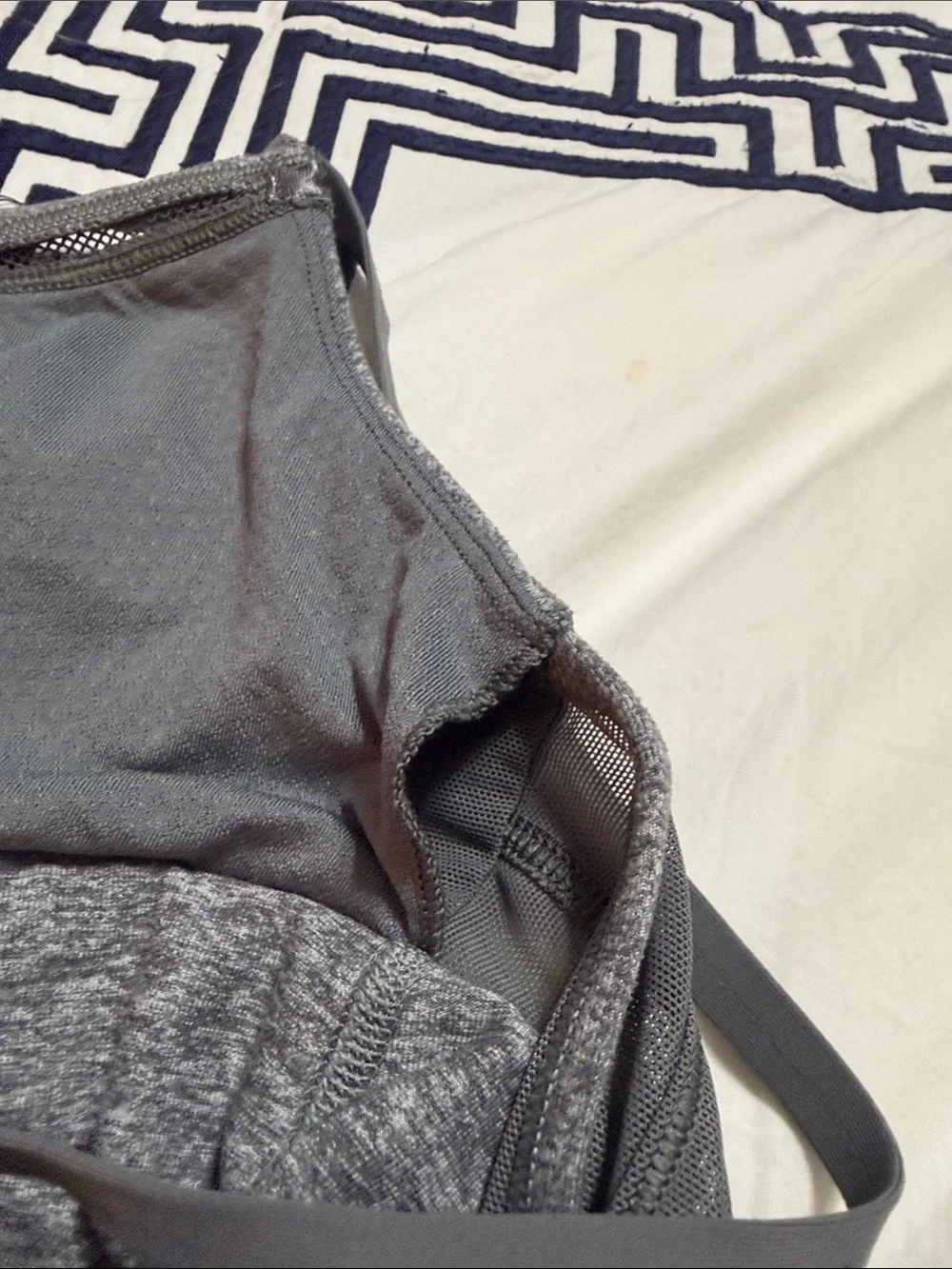 Lululemon Heather Gray Athletic Tank